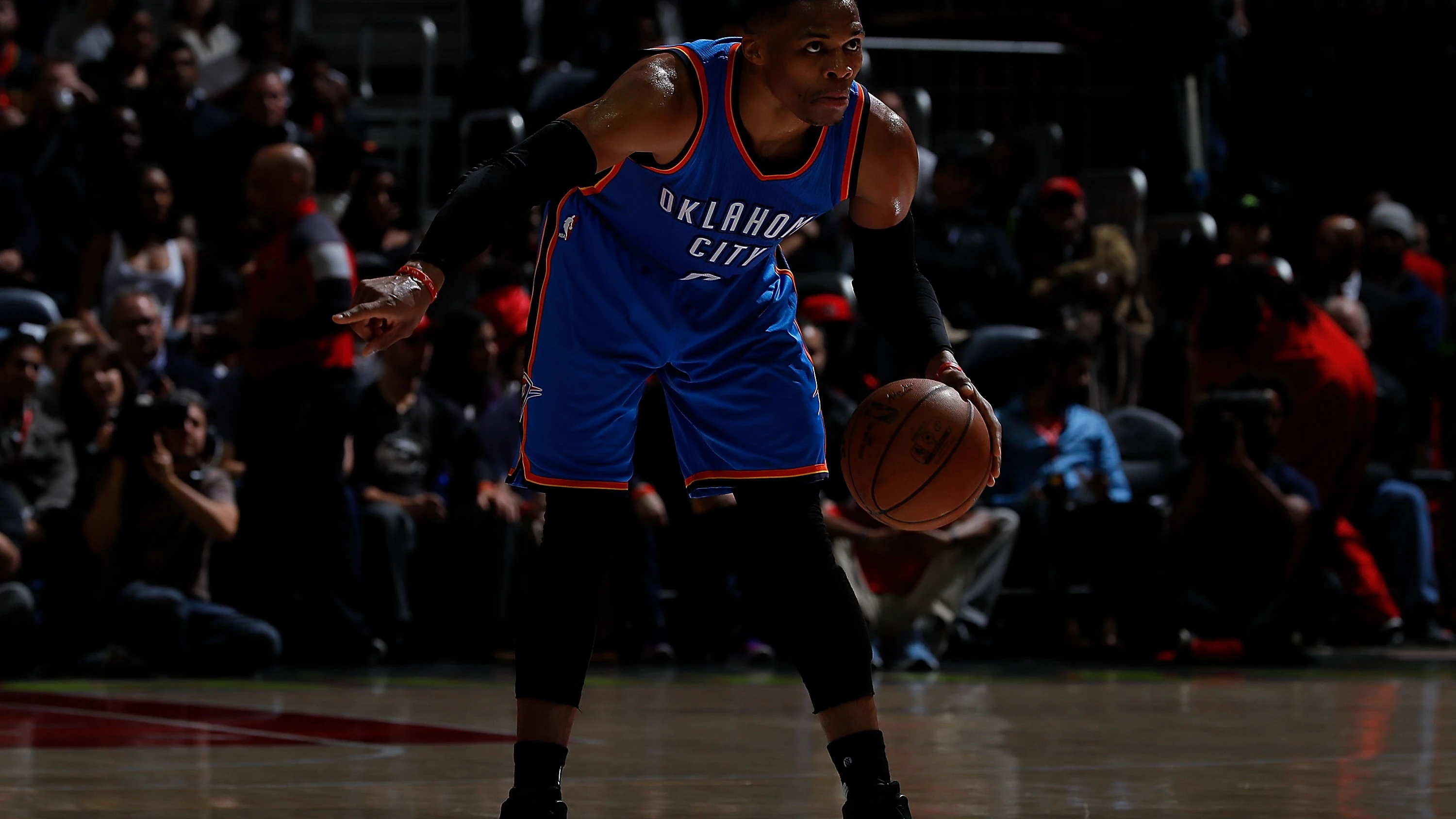 Russell Westbrook, durante el encuentro