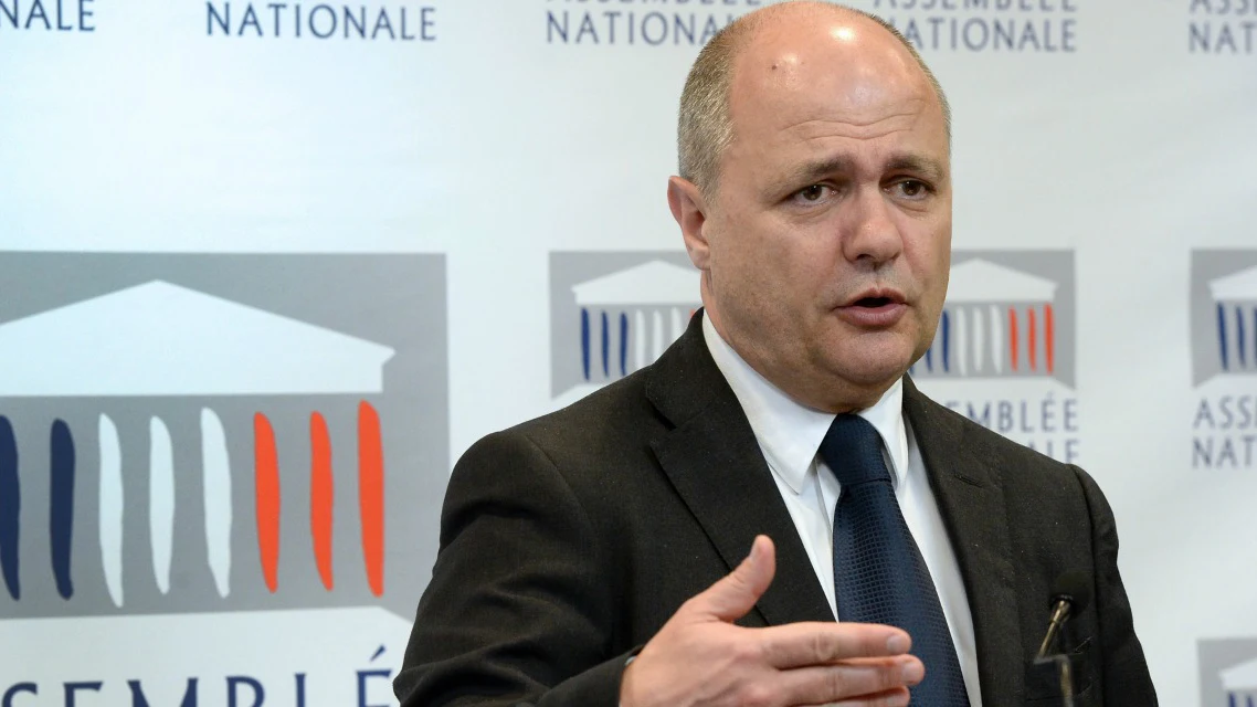 El ministro del Interior francés, Bruno Le Roux El ministro del Interior francés, Bruno Le Roux