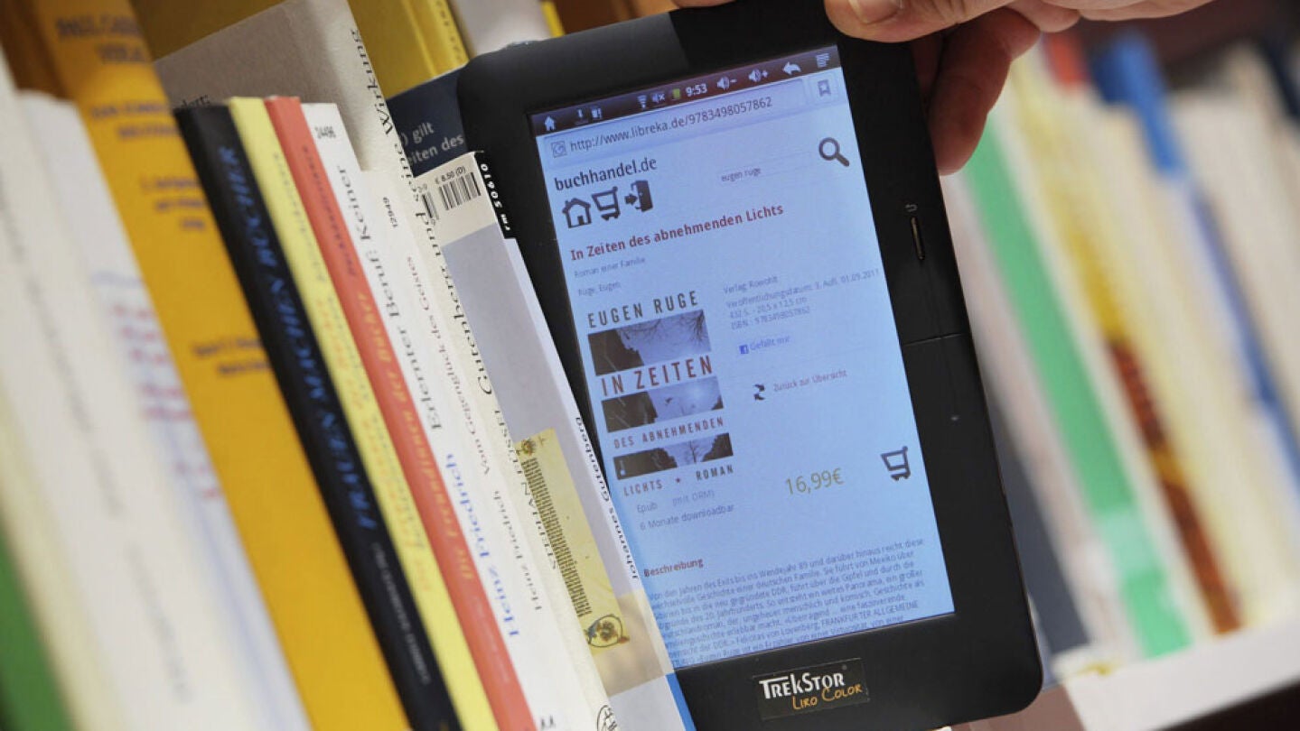 Imagen de archivo de un ebook