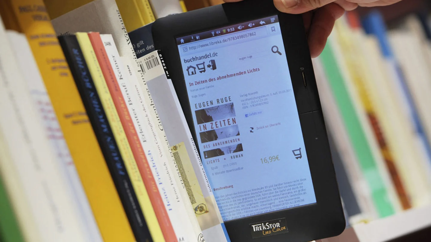 Imagen de archivo de un ebook Imagen de archivo de un ebook