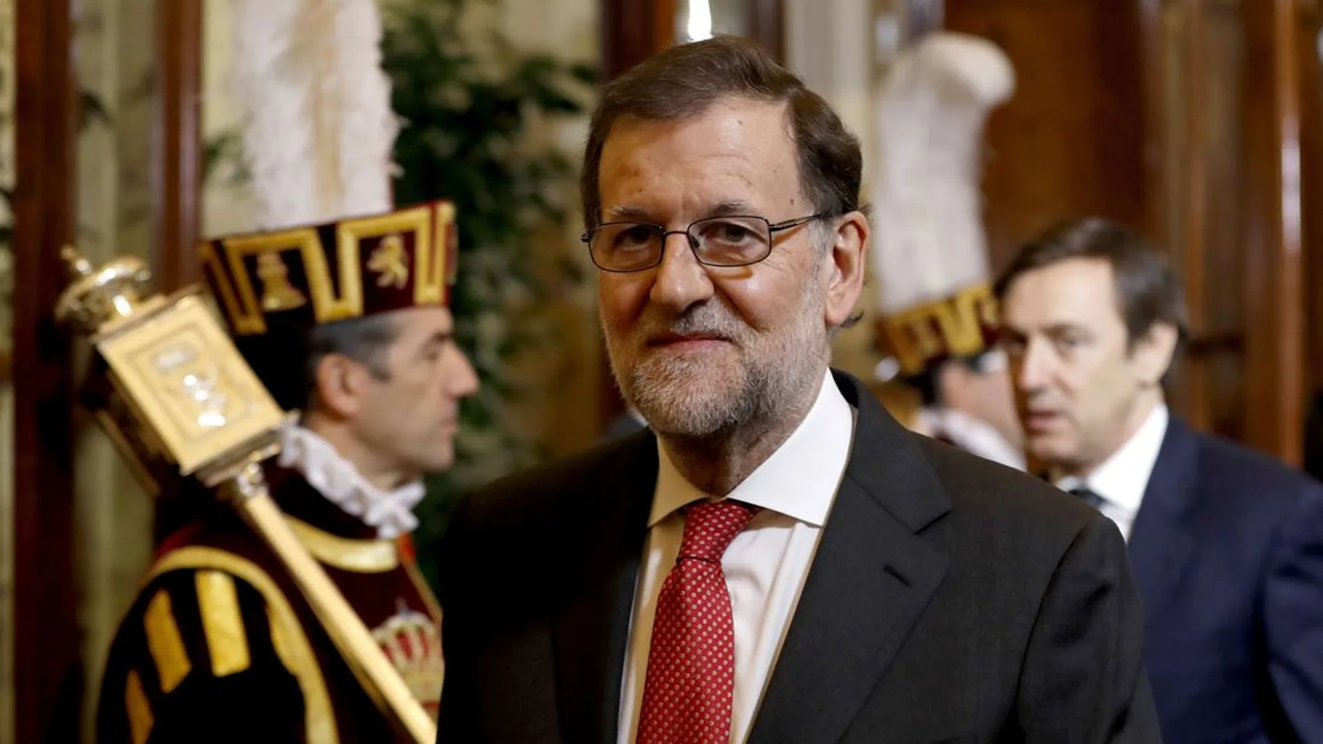 Rajoy en los actos de celebración del aniversario de la Constitución