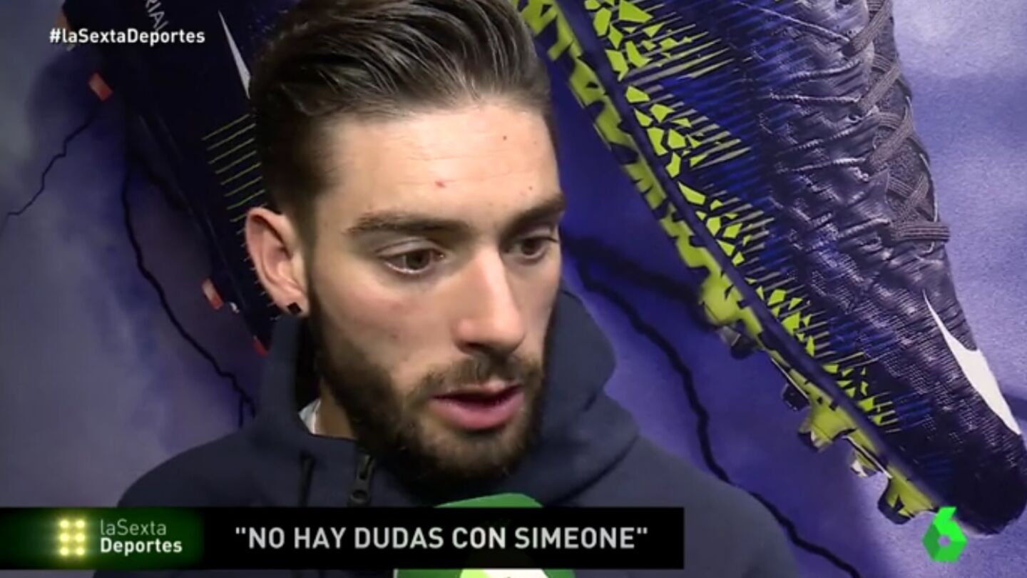 Carrasco habla sobre la situaci&oacute;n del Atl&eacute;tico de Madrid 