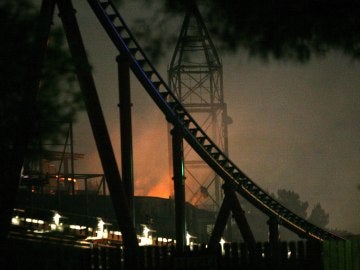 Incendio en Ferrari Land Incendio en Ferrari Land