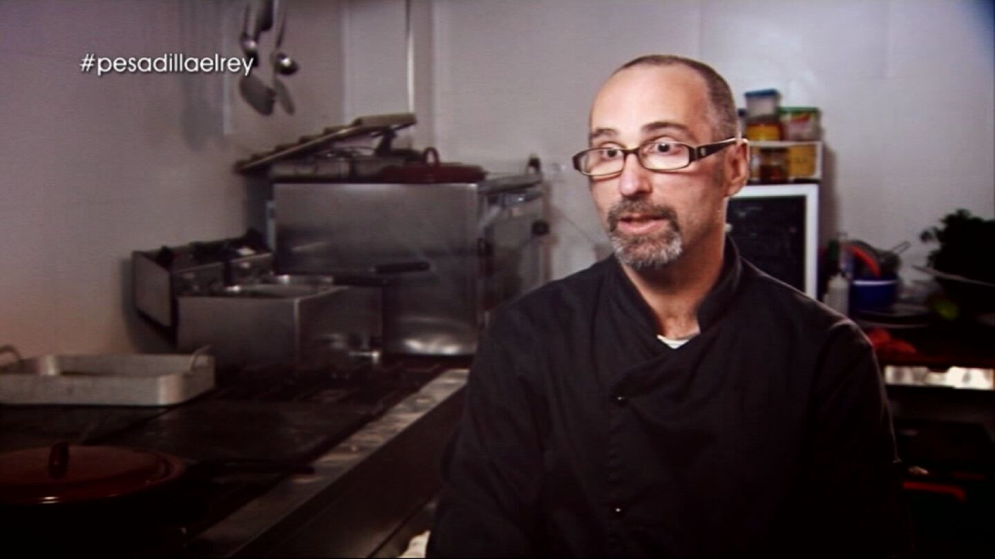 Cocinero de 'El Rey' en Pesadilla en la cocina