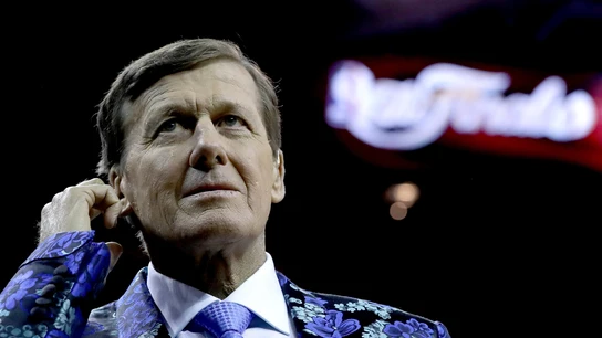 Craig Sager, en Cleveland durante la serie final de la NBA de la pasada temporada Craig Sager, en Cleveland durante la serie final de la NBA de la pasada temporada