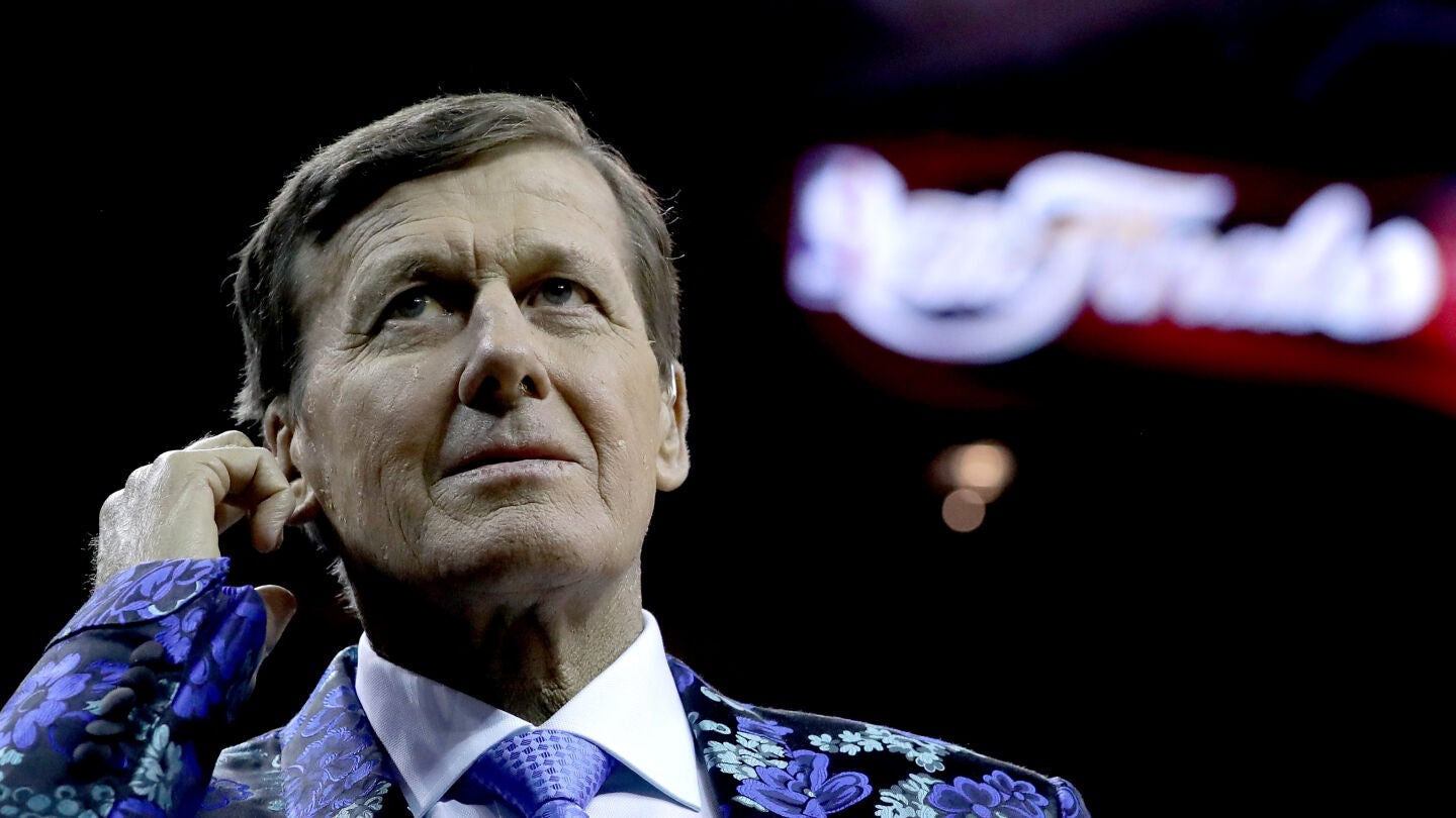 Craig Sager, en Cleveland durante la serie final de la NBA de la pasada temporada
