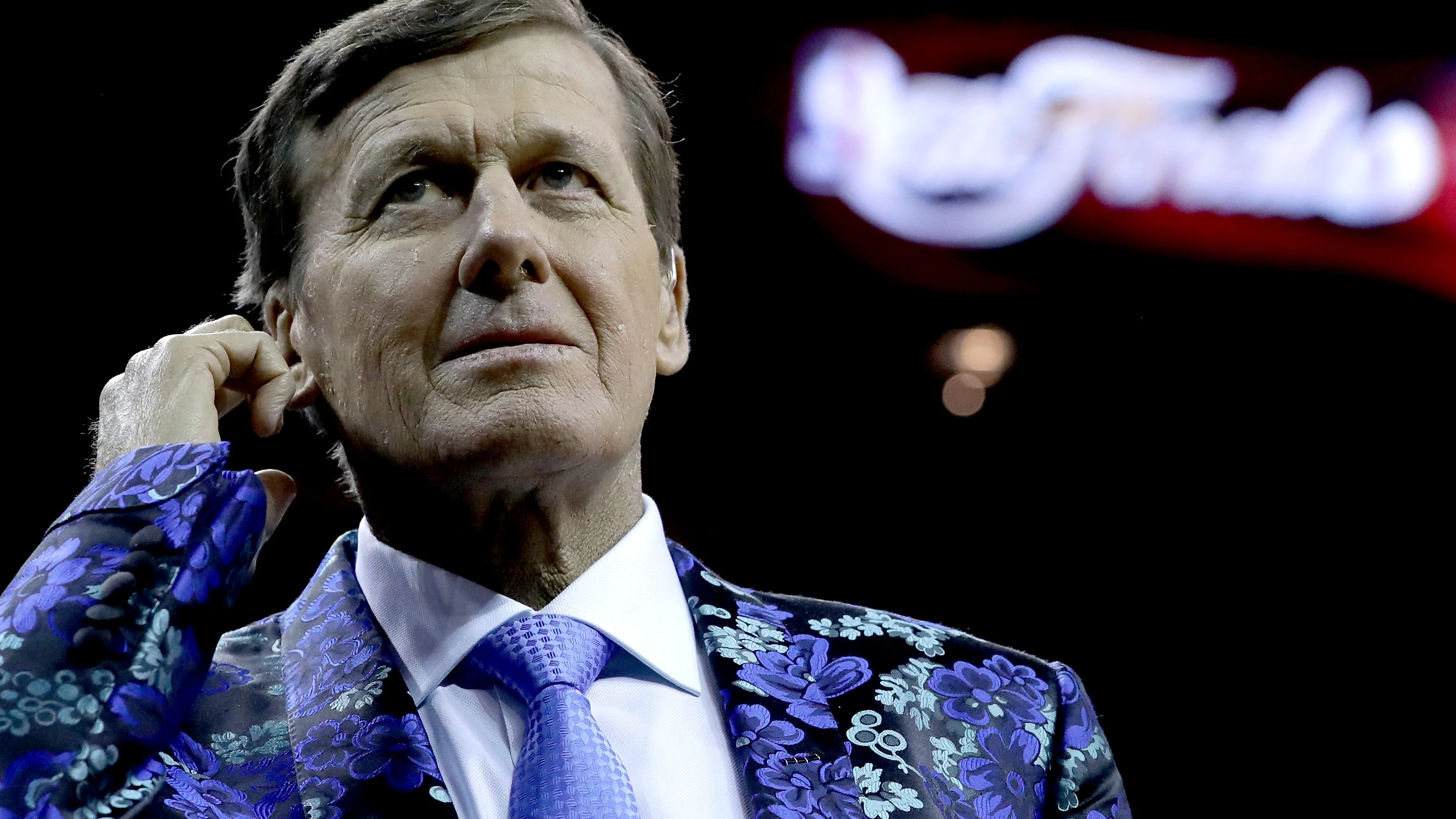 Craig Sager, en Cleveland durante la serie final de la NBA de la pasada temporada Craig Sager, en Cleveland durante la serie final de la NBA de la pasada temporada