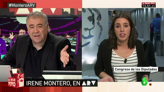 Frame 4.421005 de: Irene Montero: "Pablo representa un proyecto en el que cabe Errejón, Urbán y todo el mundo" Frame 4.421005 de: Irene Montero: "Pablo representa un proyecto en el que cabe Errejón, Urbán y todo el mundo"