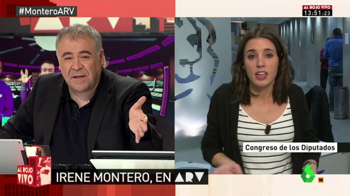 Frame 4.421005 de: Irene Montero: "Pablo representa un proyecto en el que cabe Errej&oacute;n, Urb&aacute;n y todo el mundo"
