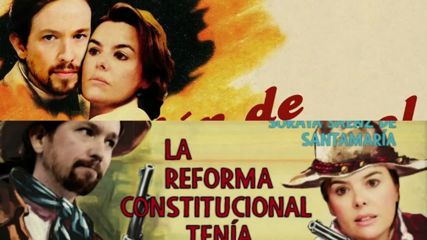 Pablo Iglesias y Soraya S&aacute;enz de Santamar&iacute;a