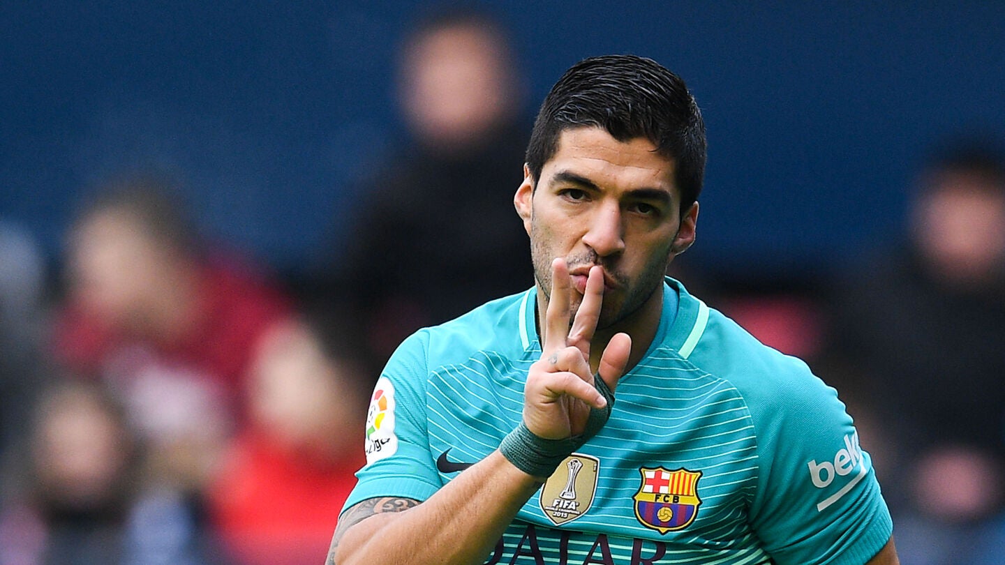 Luis Su&aacute;rez, feliz tras su renovaci&oacute;n con el FCB 