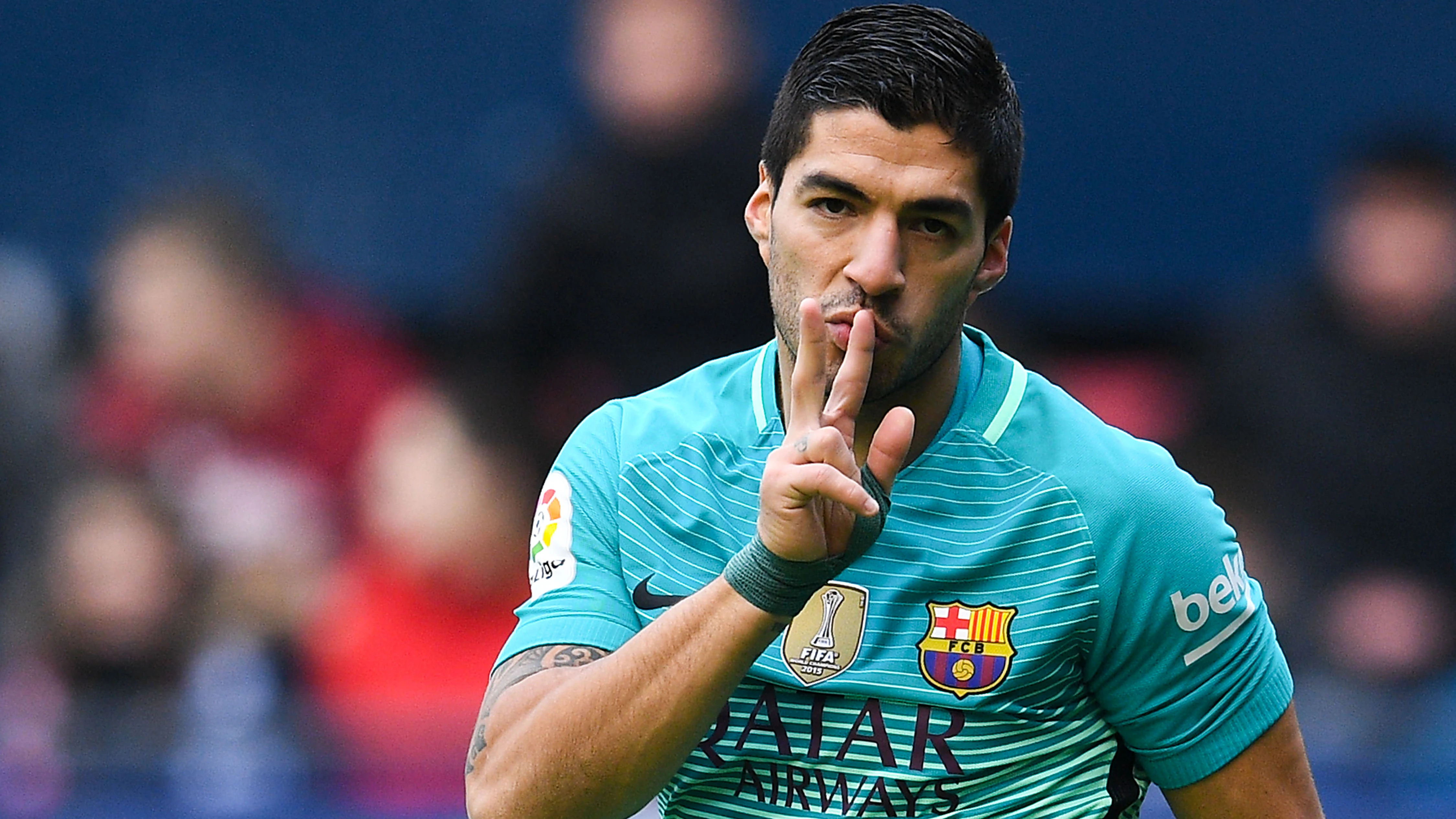 Luis Suárez, feliz tras su renovación con el FCB 