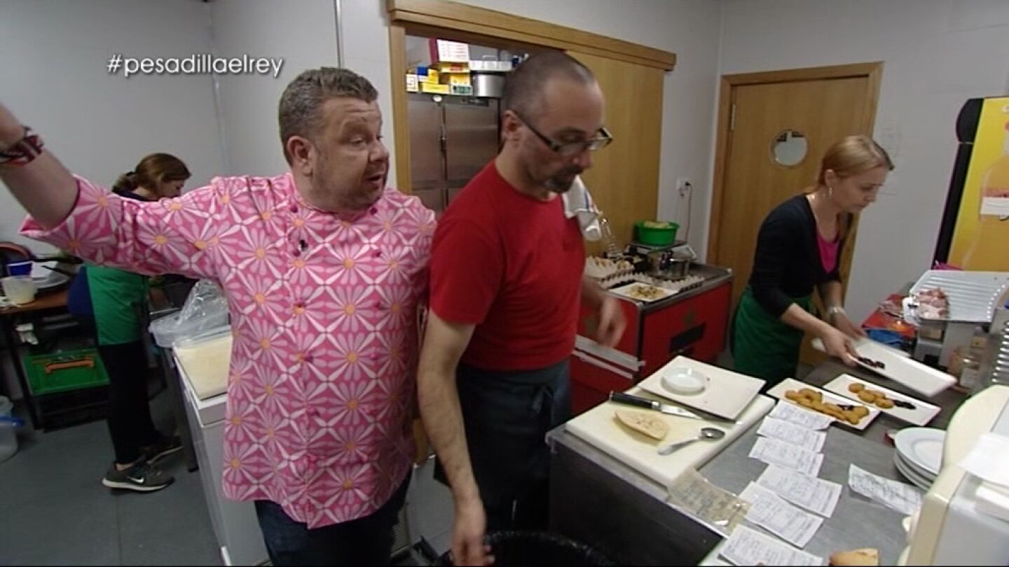 Alberto Chicote y Juan Carlos en Pesadilla Rey