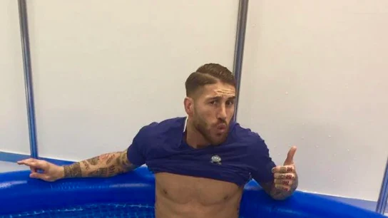 Sergio Ramos, tras la semifinal del Mundialito Sergio Ramos, tras la semifinal del Mundialito
