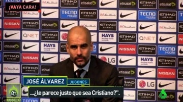 Pep Guardiola, en rueda de prensa