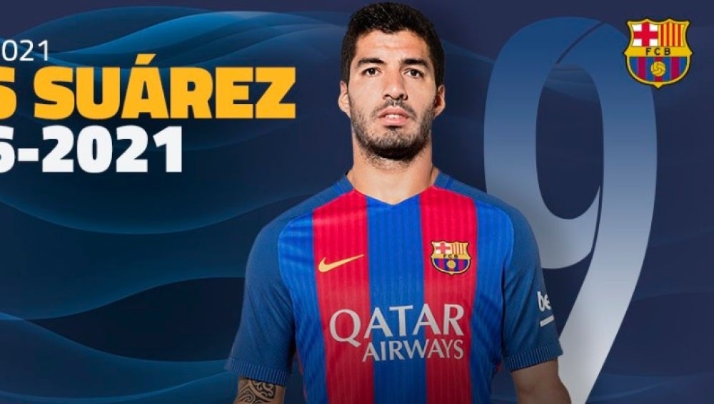 Luis Suárez, azulgrana hasta 2021