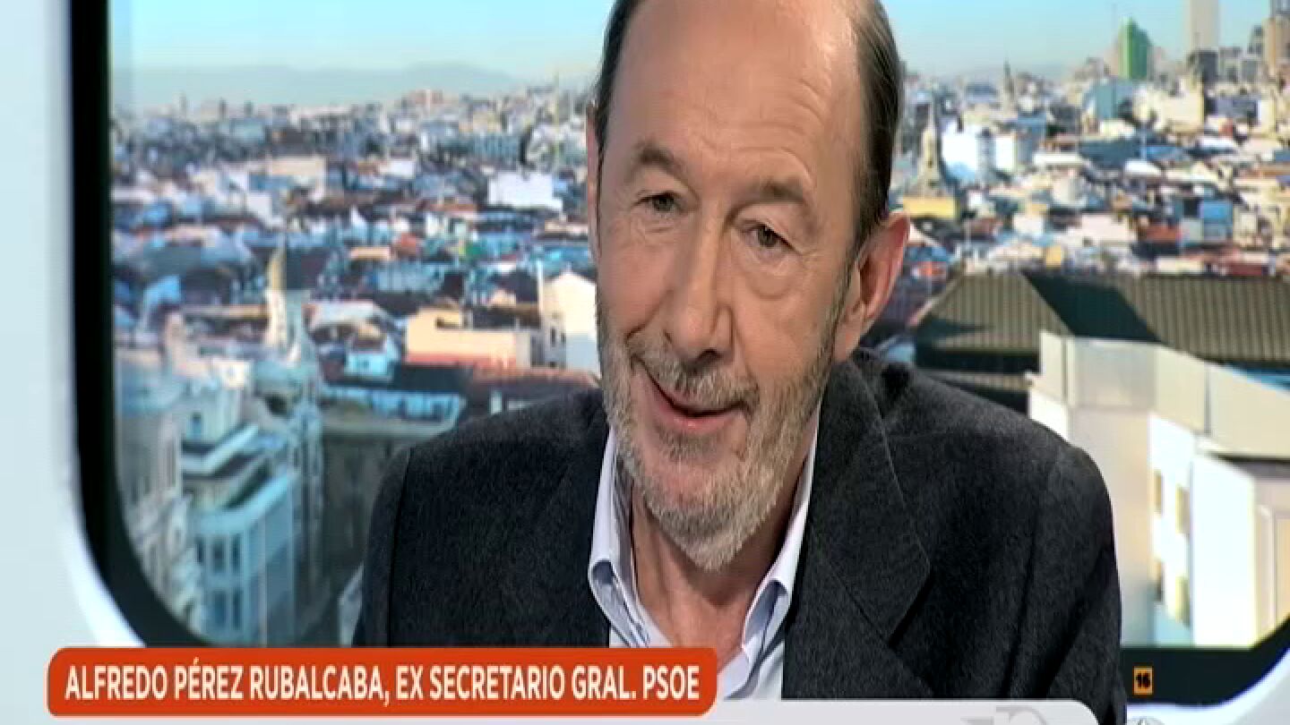 Frame 0.0 de: Alfredo P&eacute;rez Rubalcaba: &ldquo;En mi primer debate sobre el estado de la naci&oacute;n habl&eacute; de Catalu&ntilde;a 20 minutos y no consegu&iacute; una l&iacute;nea en ning&uacute;n peri&oacute;dico&rdquo;