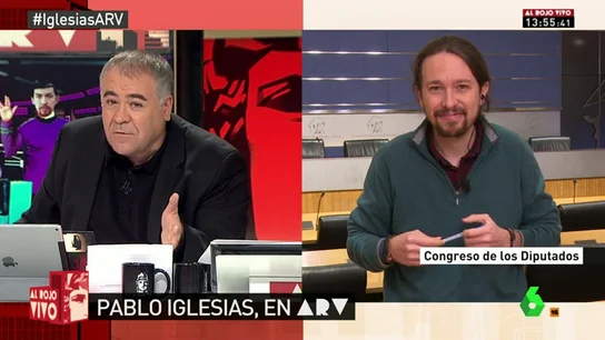 Frame 475.508903 de: Pablo Iglesias: "Estoy muy a gusto trabajando con Errejón y le quiero a mi lado" Frame 475.508903 de: Pablo Iglesias: "Estoy muy a gusto trabajando con Errejón y le quiero a mi lado"