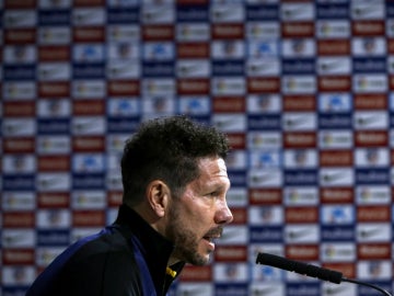Simeone, en rueda de prensa Simeone, en rueda de prensa