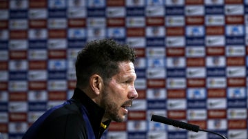 Simeone, en rueda de prensa