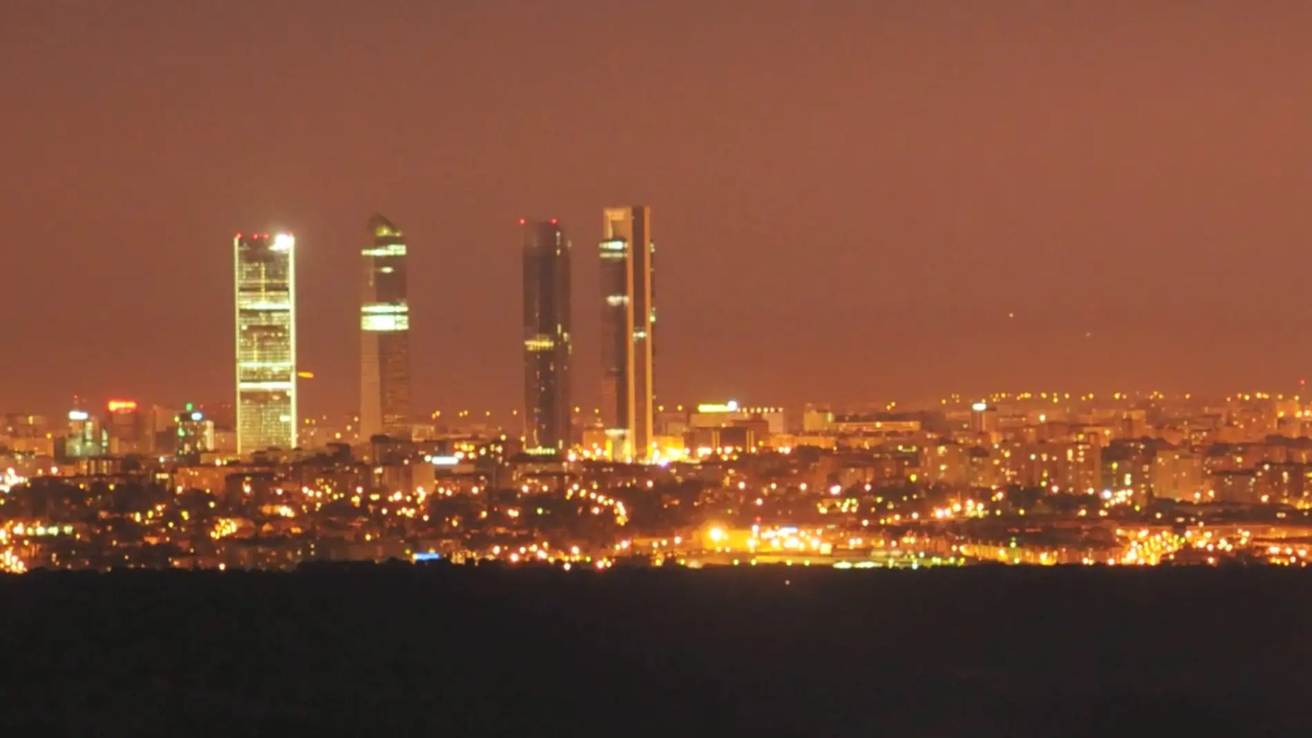Contaminación lumínica en Madrid