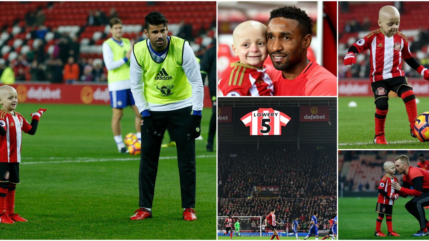 Bradley Lowery cumple su sue&ntilde;o y conoce a sus &iacute;dolos