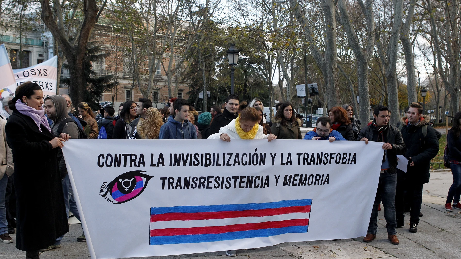 Protesta por la falta de medicamentos para transexuales