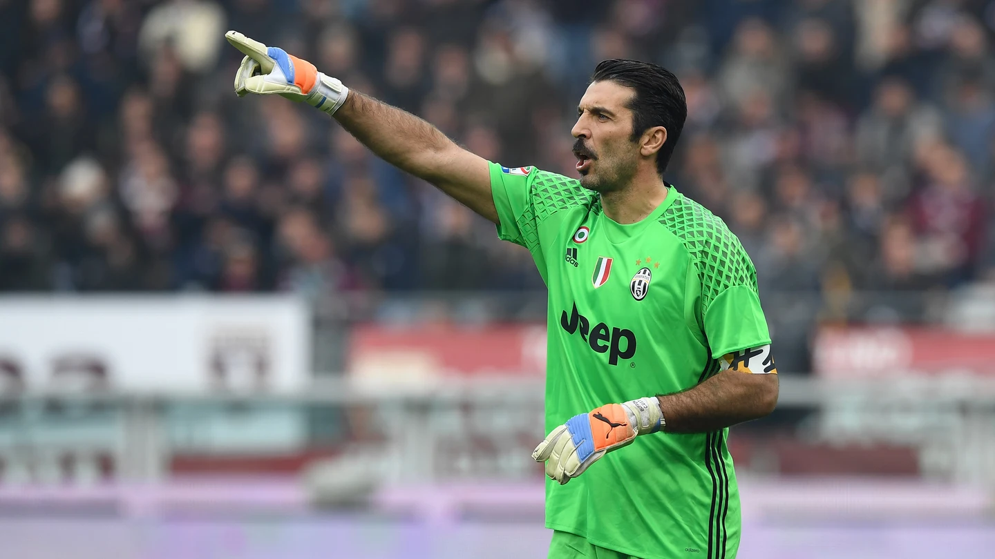 Buffon en un partido con la Juventus Buffon en un partido con la Juventus