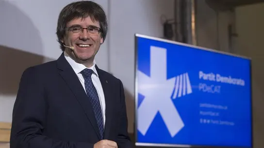 Carles Puigdemont en el acto del PDeCat Carles Puigdemont en el acto del PDeCat