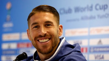 Sergio Ramos en rueda de prensa