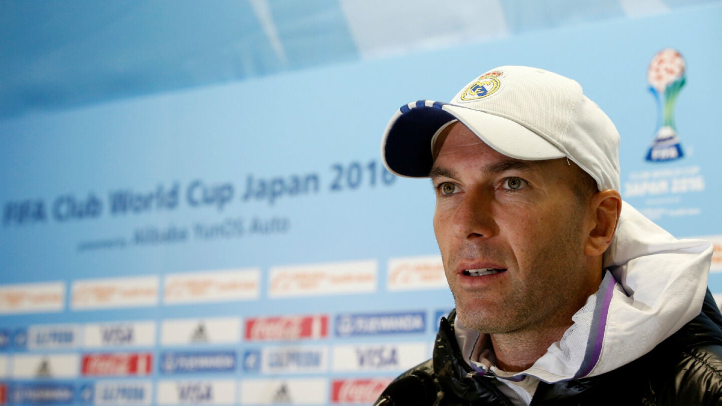 Zidane, en rueda de prensa