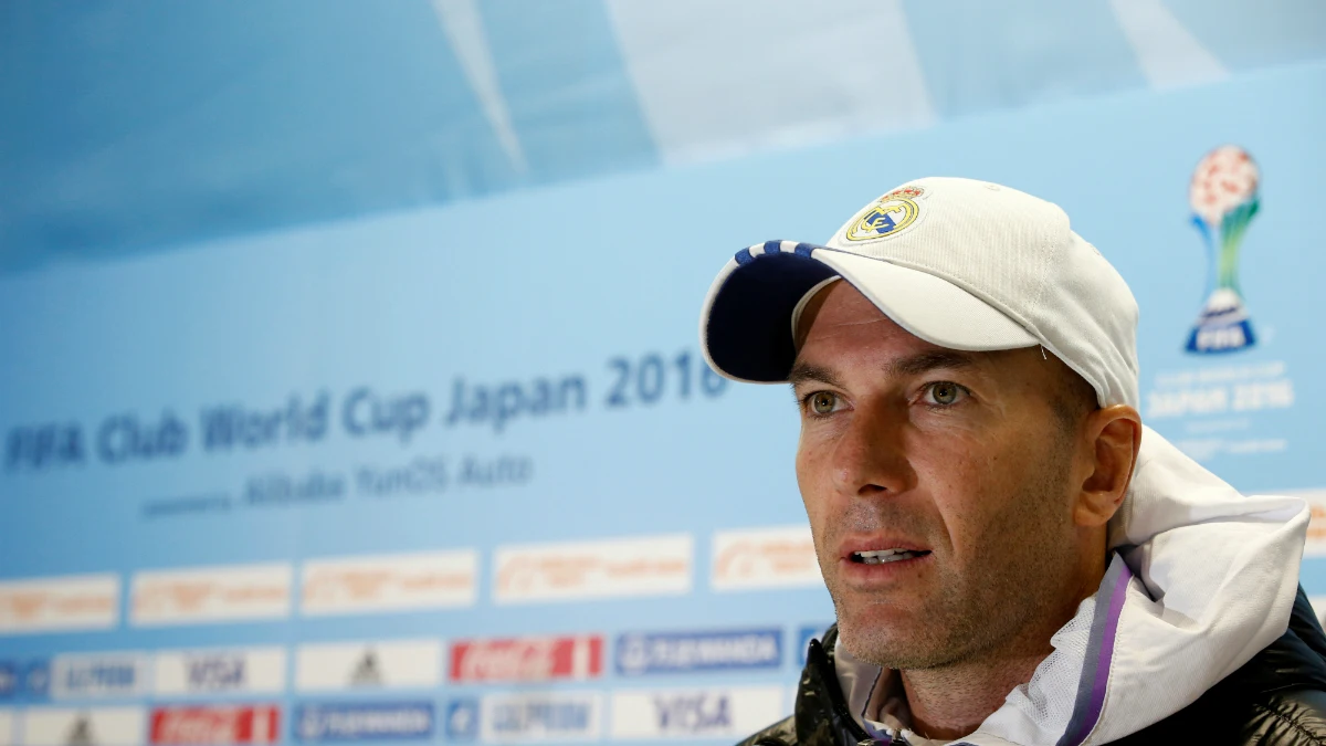 Zidane, en rueda de prensa