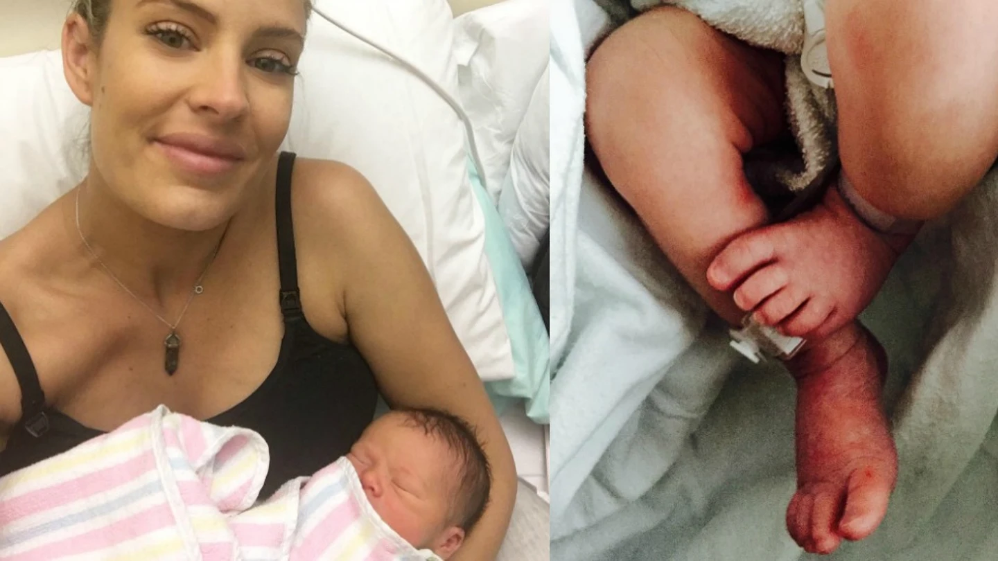 Elle Halliwel y su bebé Elle Halliwel y su bebé