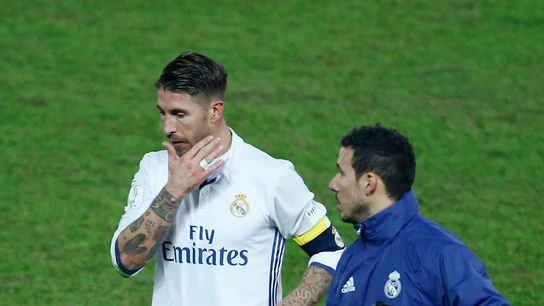 Sergio Ramos, durante la final en Yokohama Sergio Ramos, durante la final en Yokohama