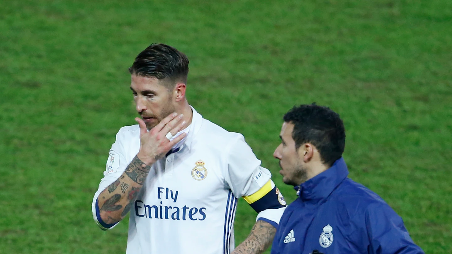 Sergio Ramos, durante la final en Yokohama Sergio Ramos, durante la final en Yokohama