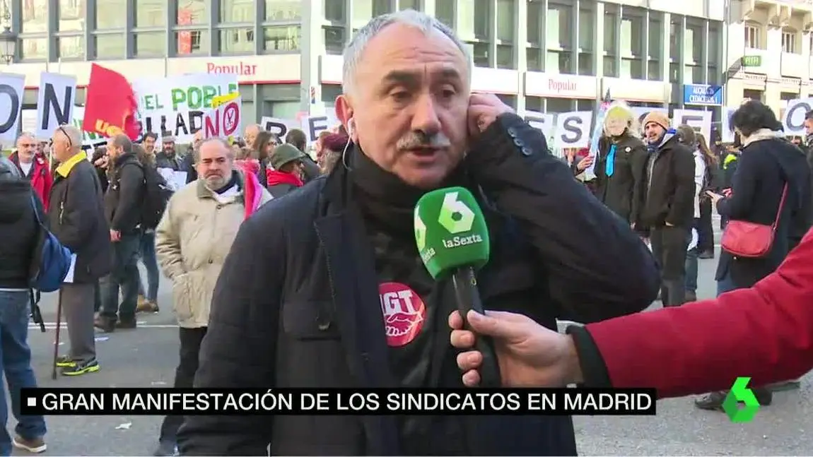 Pepe Álvarez, secretario general de UGT