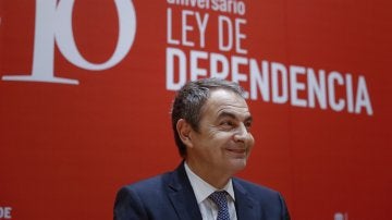 José Luis Rodríguez Zapatero durante el acto de celebración del X aniversario de la Ley de Dependencia