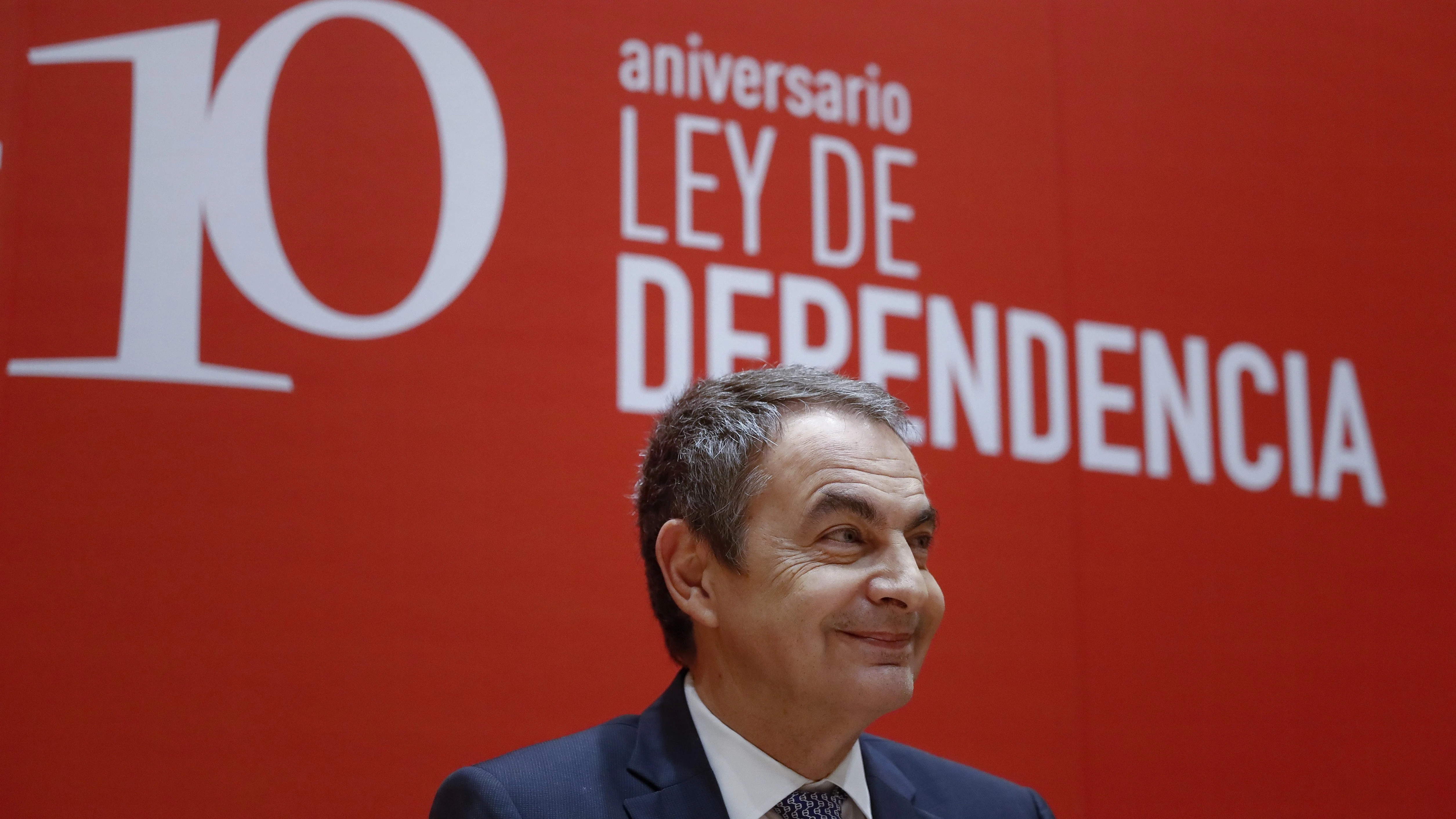 José Luis Rodríguez Zapatero durante el acto de celebración del X aniversario de la Ley de Dependencia