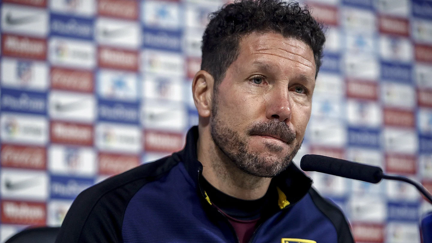 Simeone en rueda de prensa Simeone en rueda de prensa