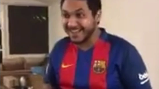 Broma a un seguidor del Bar&ccedil;a