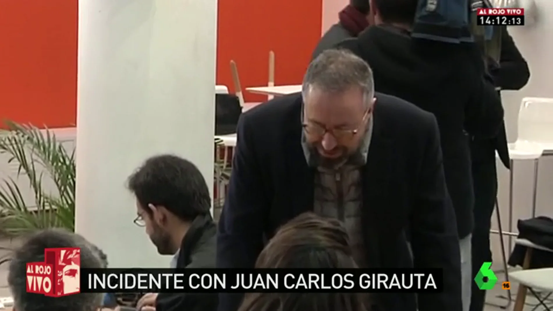 Frame 104.633919 de: Incidente de Juan Carlos Girauta con una periodista de laSexta: "Preocúpate de los partidos a los que laSexta promociona"