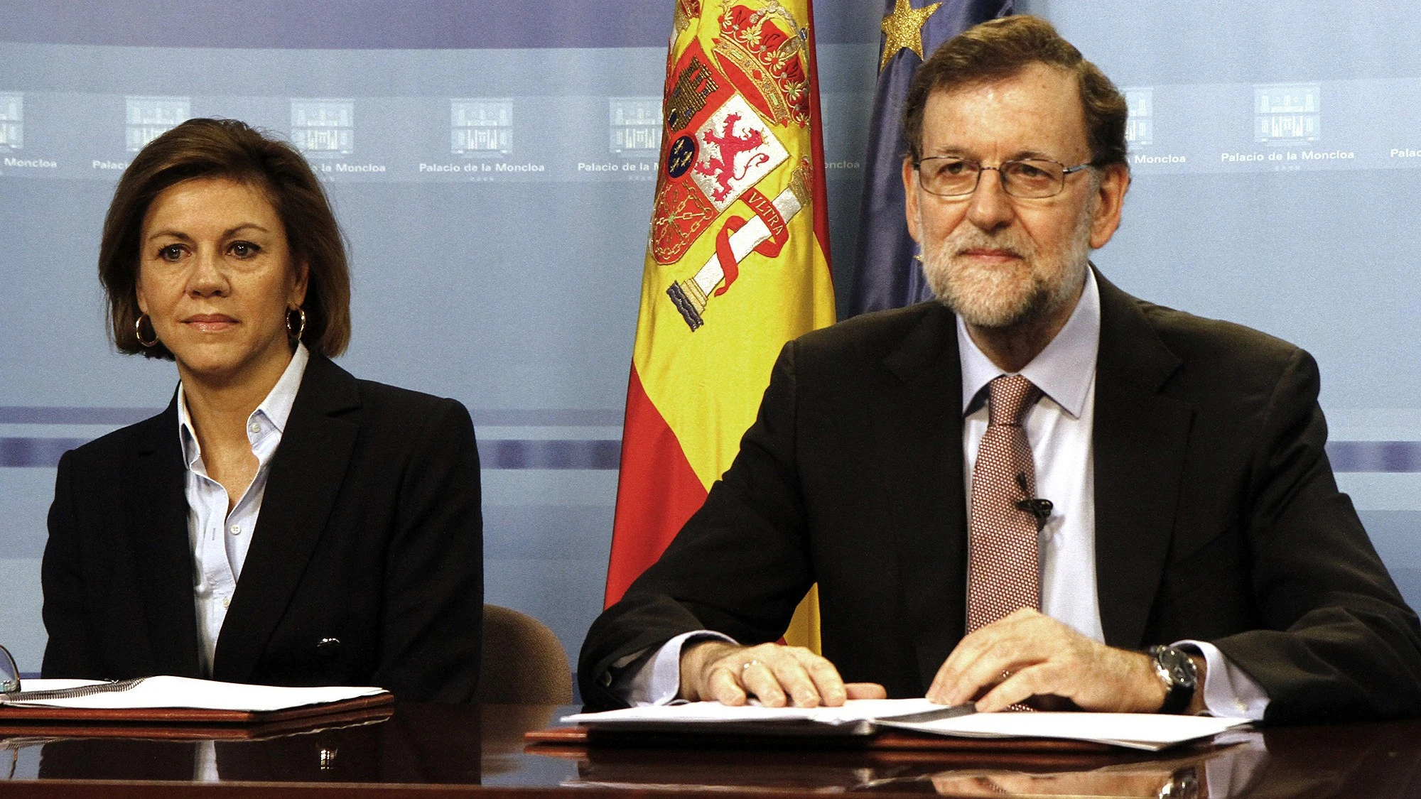 Mariano Rajoy con Dolores de Cospedal