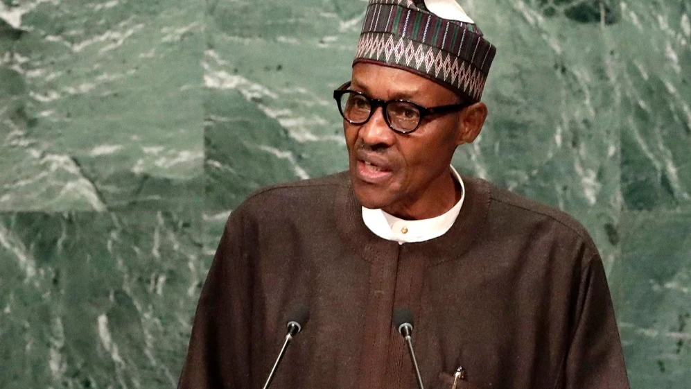 El presidente de Nigeria, Muhammadu Buhari.