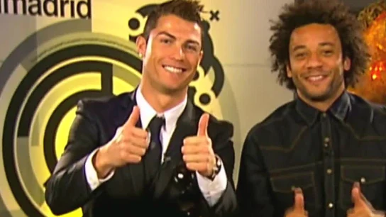 Cristiano y Marcelo, animadores del mensaje navideño del Real Madrid Cristiano y Marcelo, animadores del mensaje navideño del Real Madrid