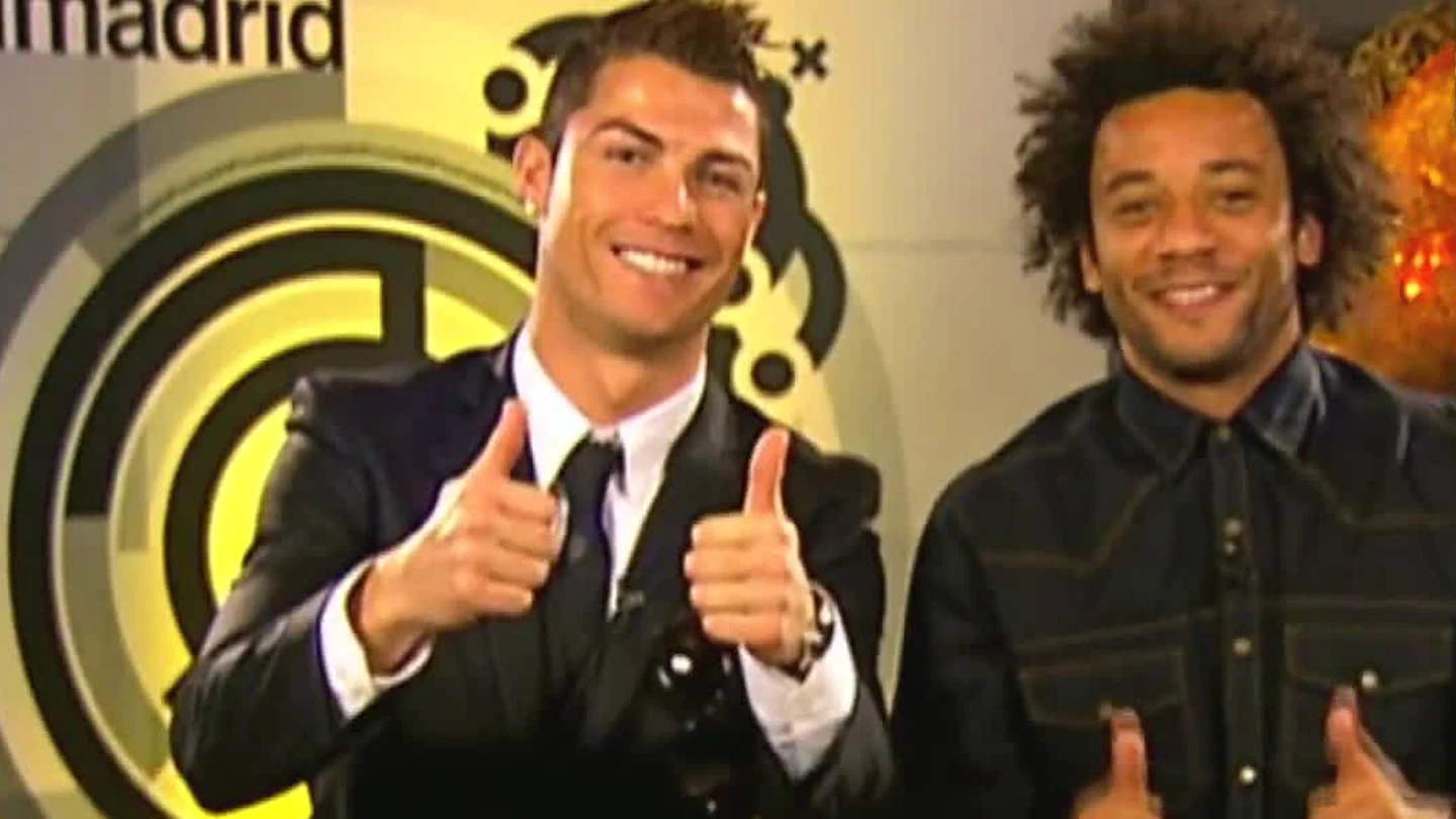 Cristiano y Marcelo, animadores del mensaje navideño del Real Madrid Cristiano y Marcelo, animadores del mensaje navideño del Real Madrid