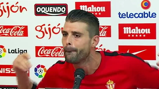 Cuéllar, en rueda de prensa Cuéllar, en rueda de prensa