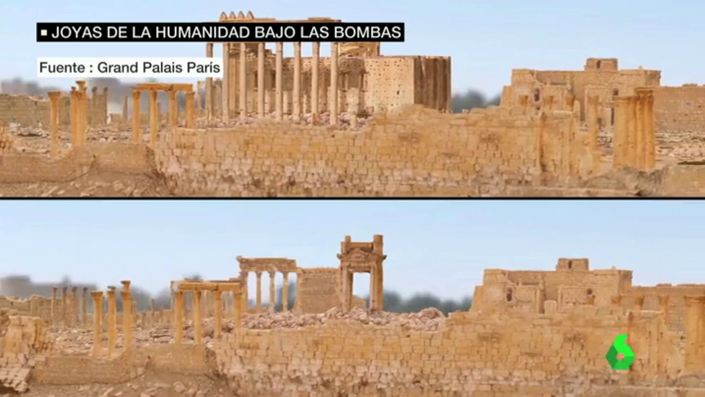 Frame 34.676718 de: La belleza de la ciudad de Palmira, una joya patrimonio de la humanidad que peligra por la guerra