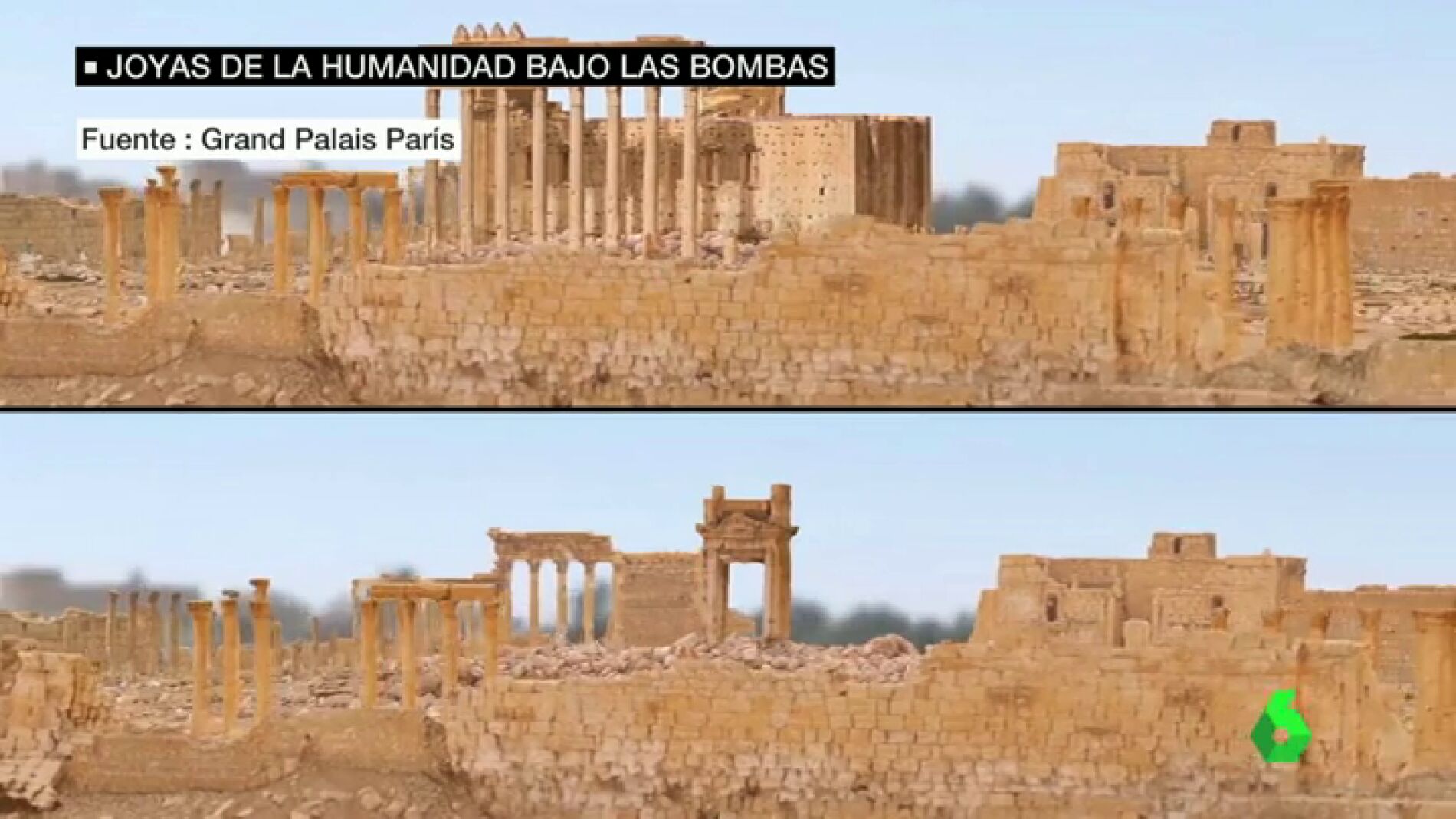 Frame 34.676718 de: La belleza de la ciudad de Palmira, una joya patrimonio de la humanidad que peligra por la guerra