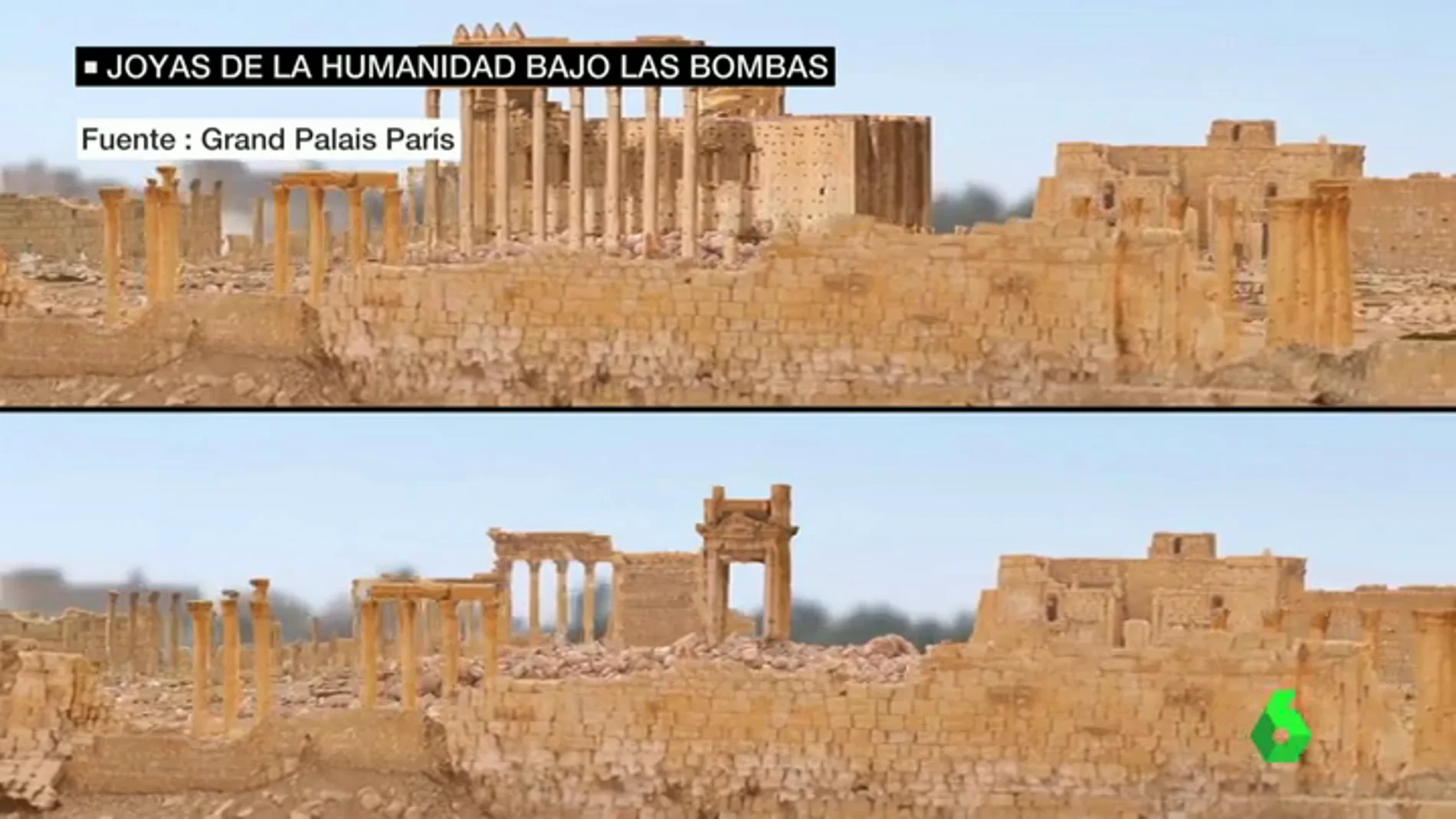 Frame 34.676718 de: La belleza de la ciudad de Palmira, una joya patrimonio de la humanidad que peligra por la guerra