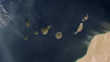 Canarias desde el espacio